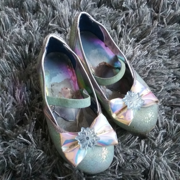 Disney Frozen Slippers Dress Up Shoes - Picture 2 of 4